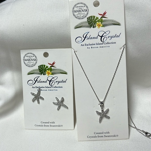Starfish Necklace & Earrings Set - Picture 1 of 9